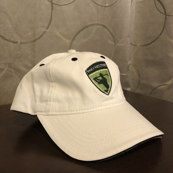 The Prestige Golf Hat Cap Adjustable Strapback Cutter & Buck White Logo Outdoors - Picture 2 of 10